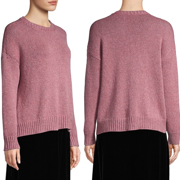 Eileen Fisher Wool Mohair Blend Crewneck Sweater - Picture 4 of 9